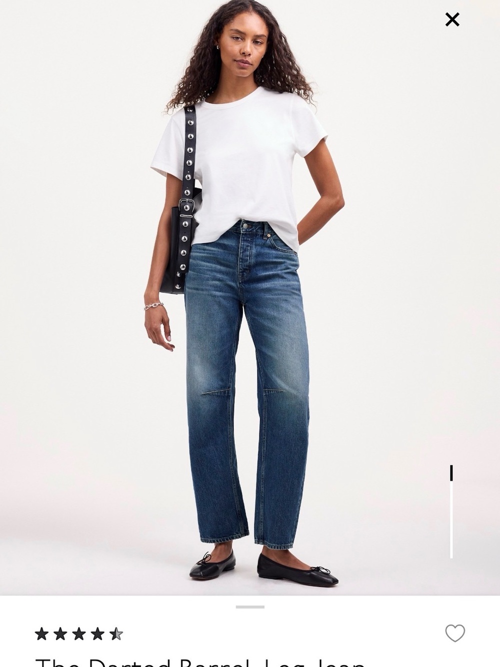 Madewell Petite Barrel Jeans - Size 24P